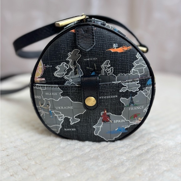 Vintage Sharif Signature Collection World Travel Shoulder Bag - Picture 9 of 16